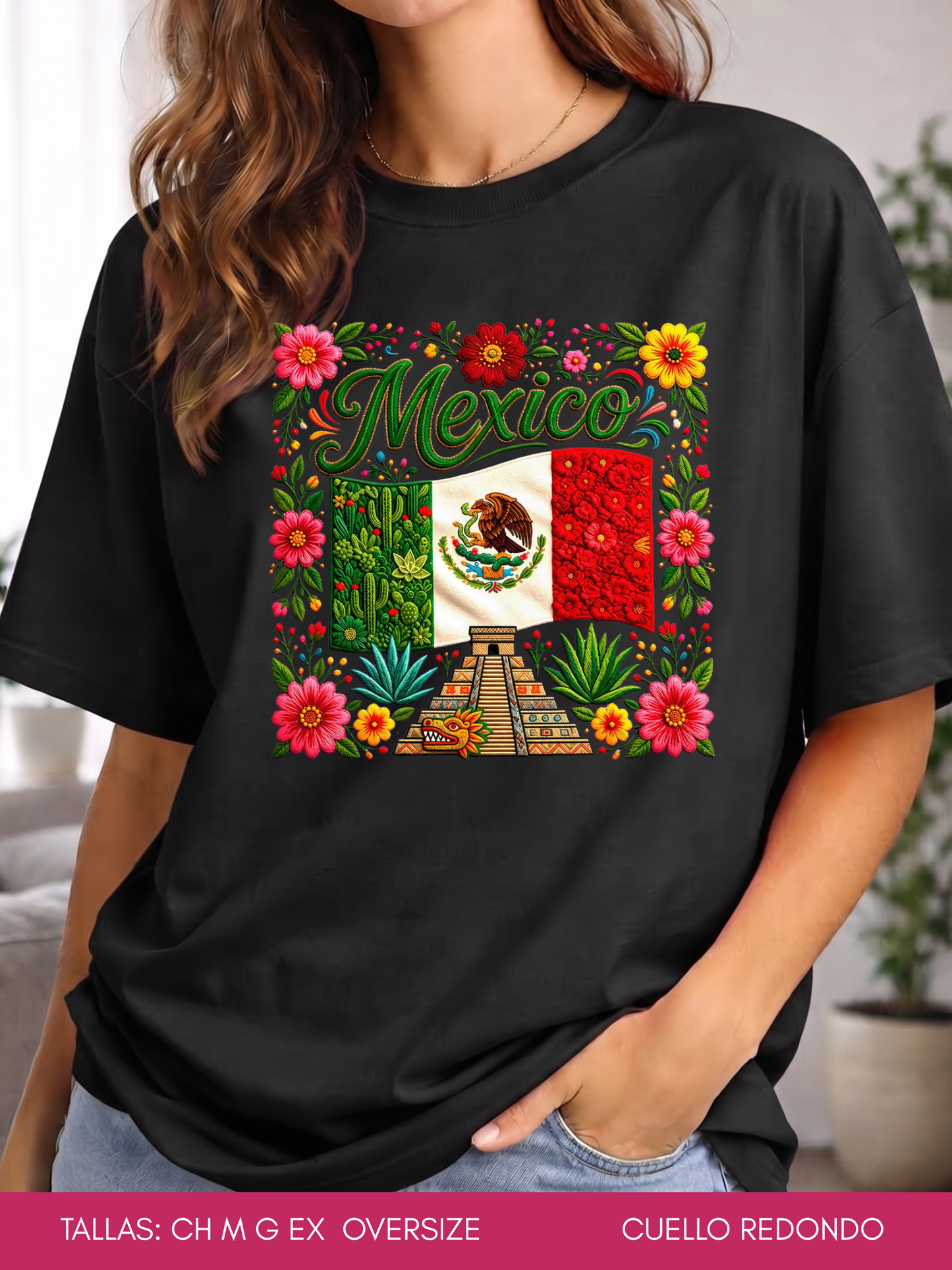 PLAYERA BANDERA DE MEXICO