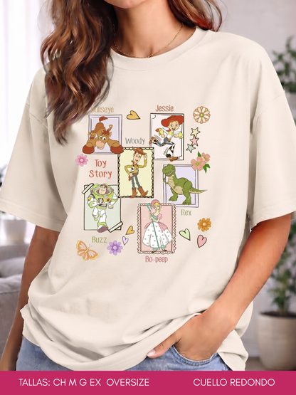 PLAYERA TOY 6 CUADROS