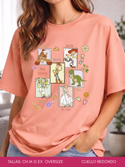 PLAYERA TOY 6 CUADROS