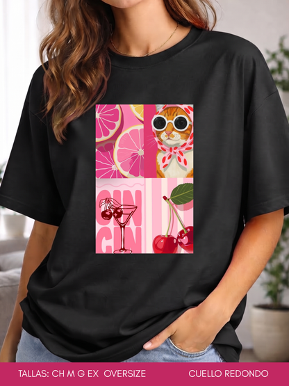 PLAYERA GATO TORONJAS
