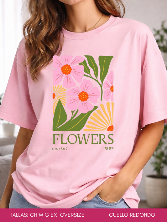 PLAYERA FLOWERS