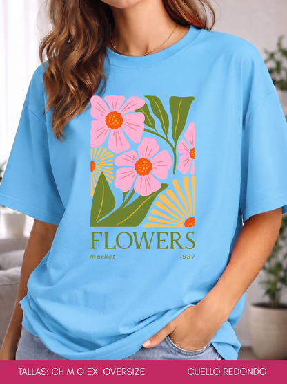 PLAYERA FLOWERS