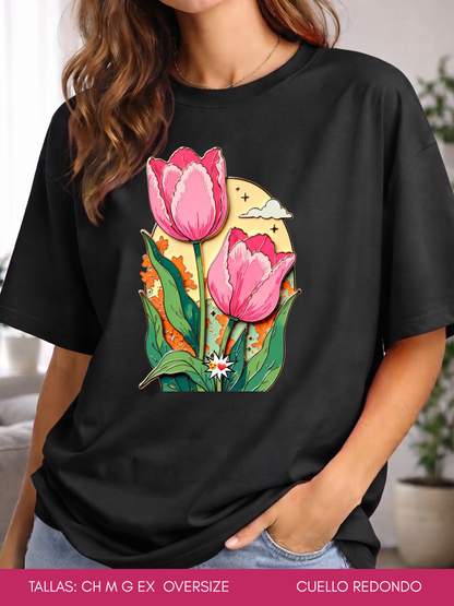 PLAYERA TULIPANES