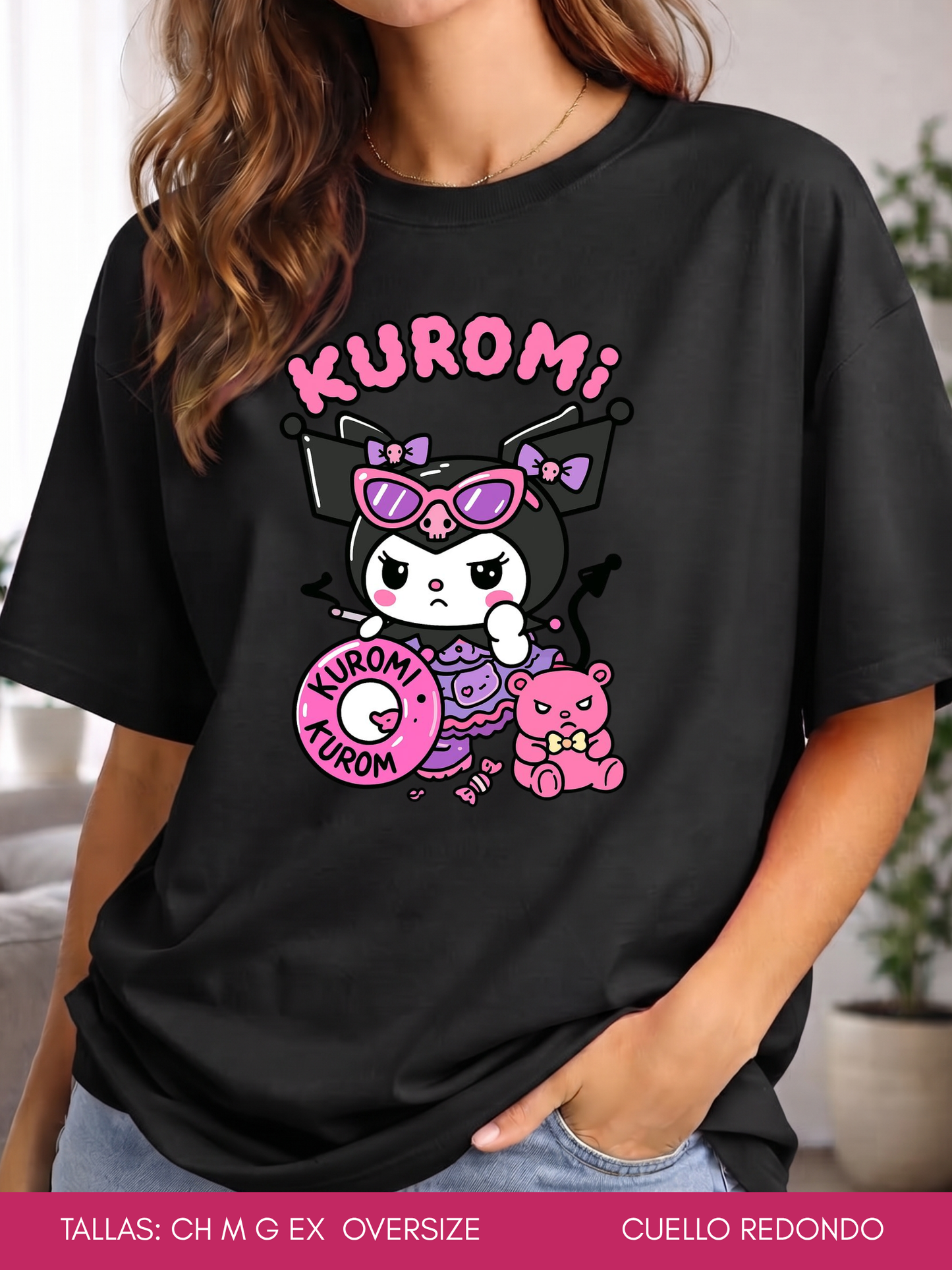 PLAYERA KUROMI LENTES