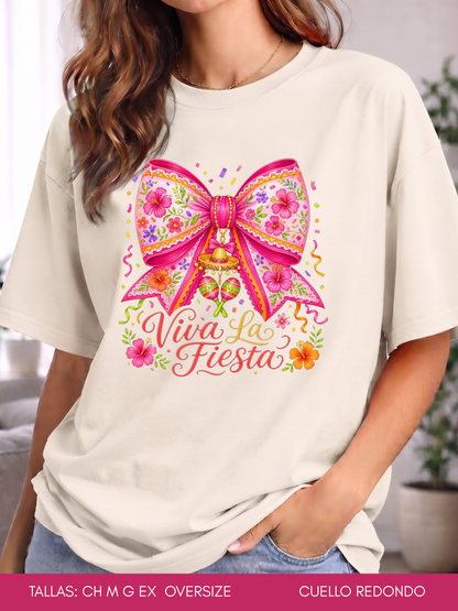 PLAYERA MOÑO VIVA LA FIESTA