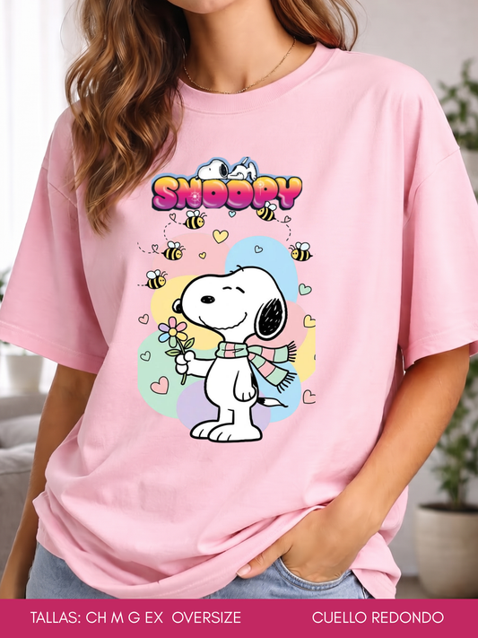 PLAYERA SNOPPY ABEJITAS