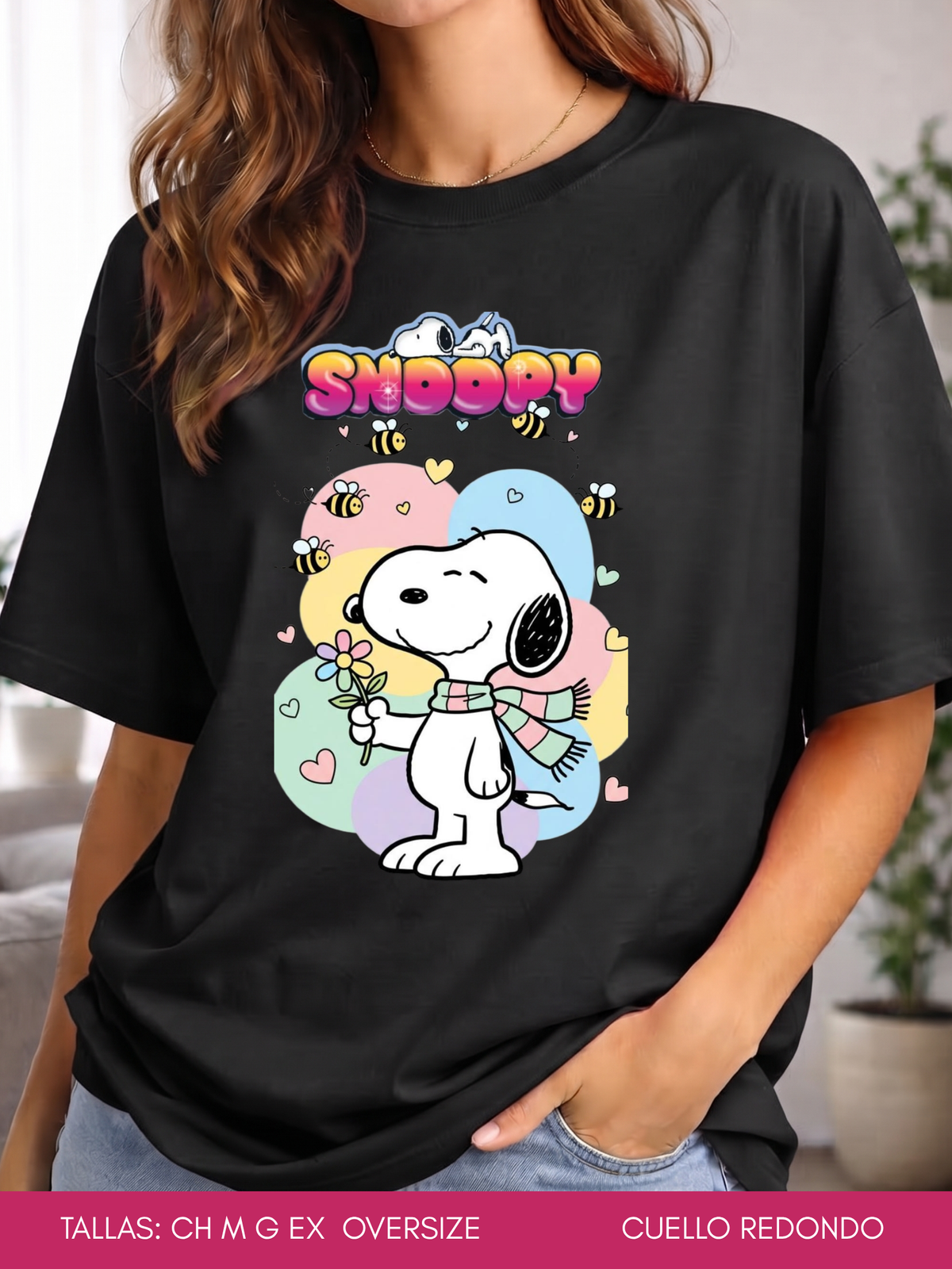 PLAYERA SNOPPY ABEJITAS