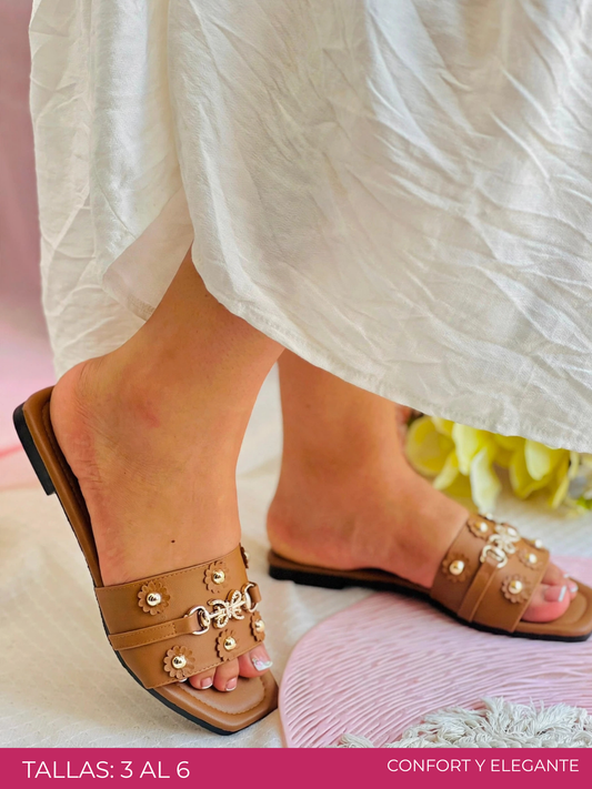S FLORES HERRAJE CAMEL