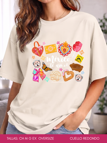 PLAYERA MEXICO TE AMO