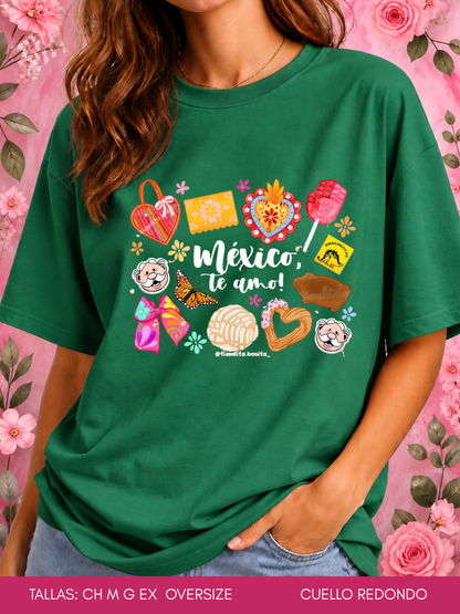 PLAYERA MEXICO TE AMO