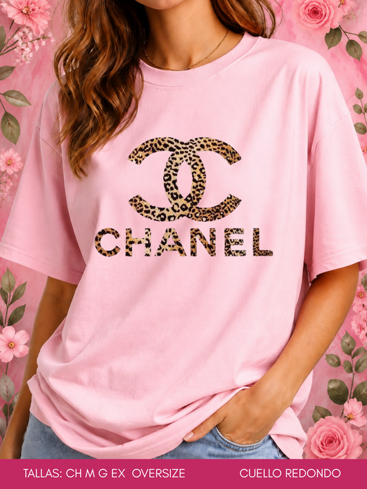 PLAYERA ANIMAL PRINT CHANEL