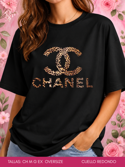 PLAYERA ANIMAL PRINT CHANEL