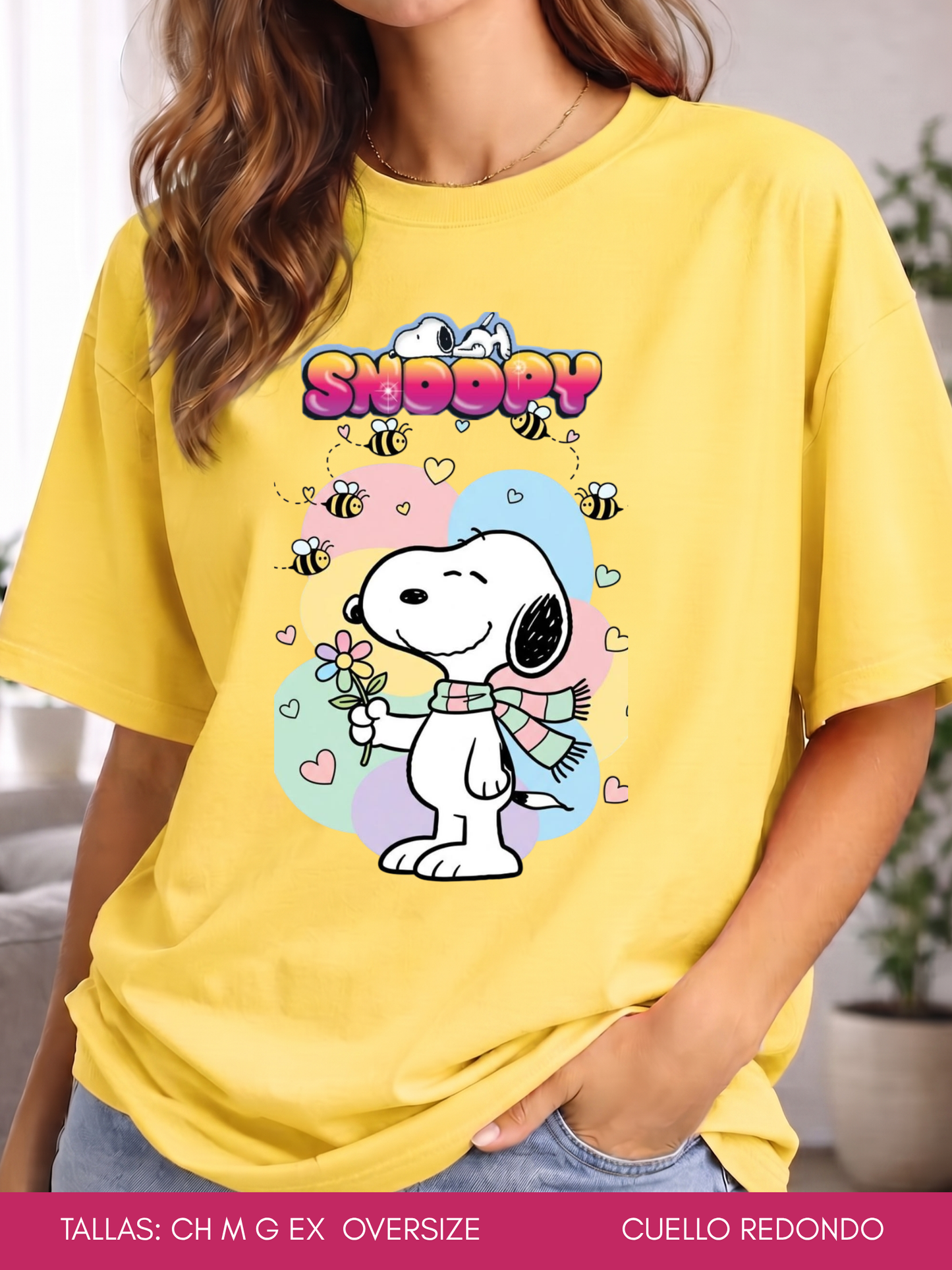 PLAYERA SNOPPY ABEJITAS